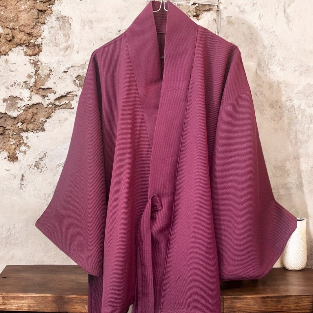 Kimono Haori Wool Murasaki no Yume Kimono Haori Villa Murasaki no Yume