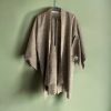 Traditional Japanese Haori in Khaki Beige
