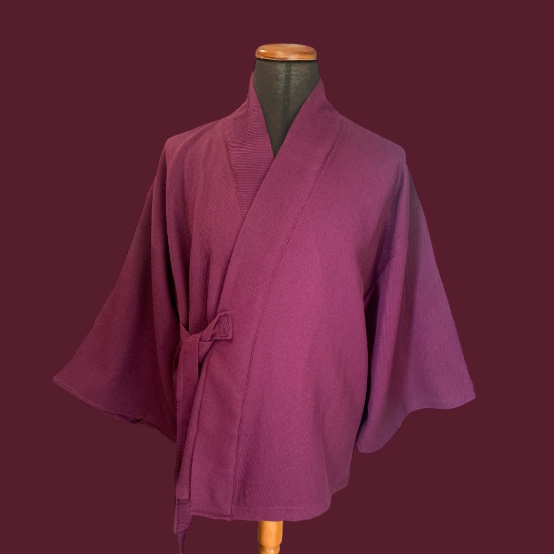 Kimono Haori Wool Murasaki no Yume Kimono Haori Villa Murasaki no Yume