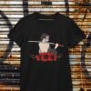 Japansk t-shirt Neko Warrior med Katana