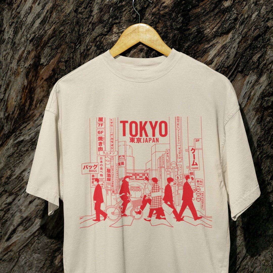 T-shirt Urban Tokyo Beige