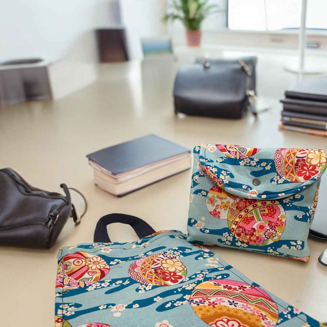 Combo di custodia per libri e borsa giapponese