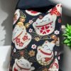Saco com nó Kinchaku Maneki Neko