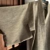 Traditional Japanese Haori in Khaki Beige