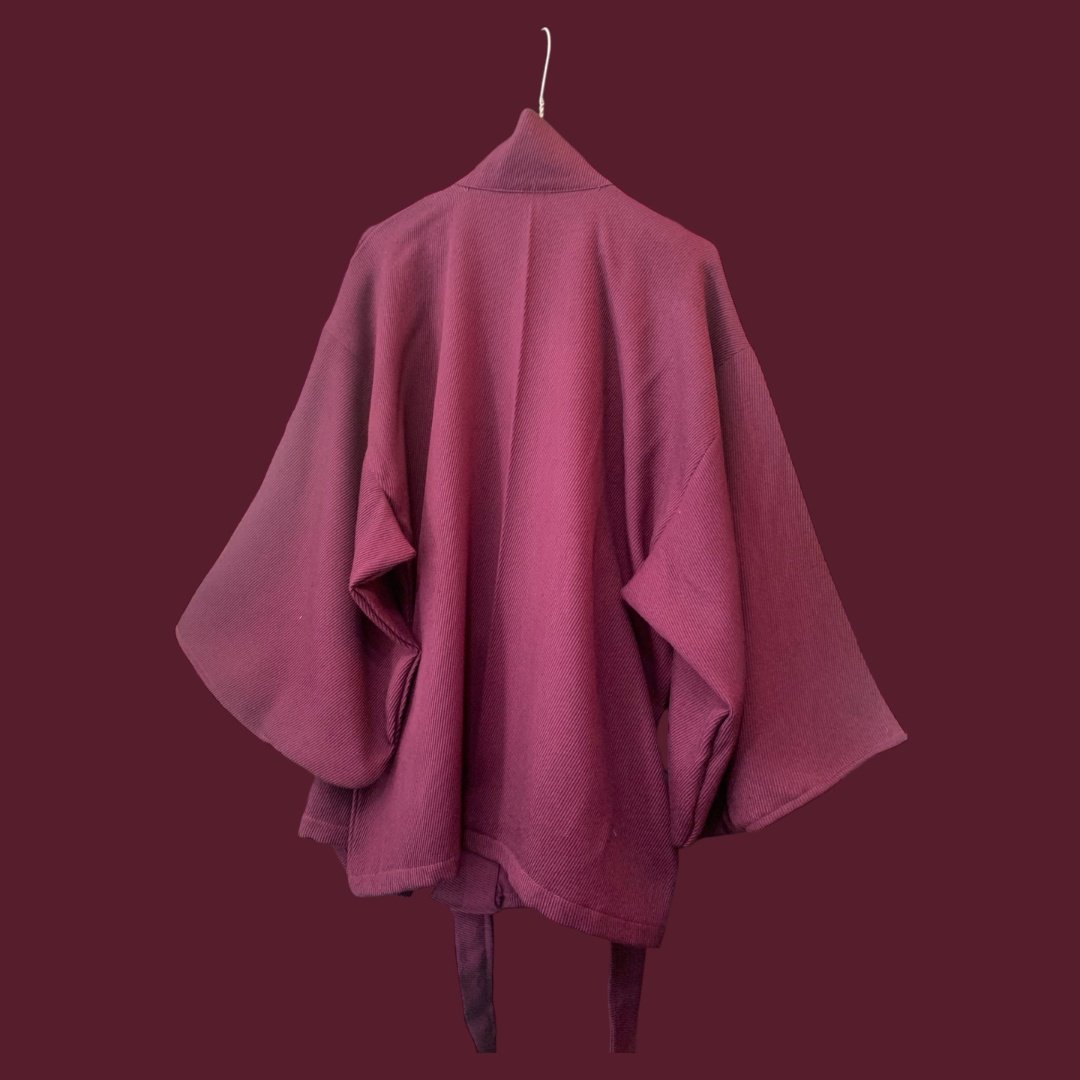 Kimono Haori Wool Murasaki no Yume Kimono Haori Villa Murasaki no Yume