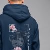 Japansk huvtröja Heaven i marinblå färg