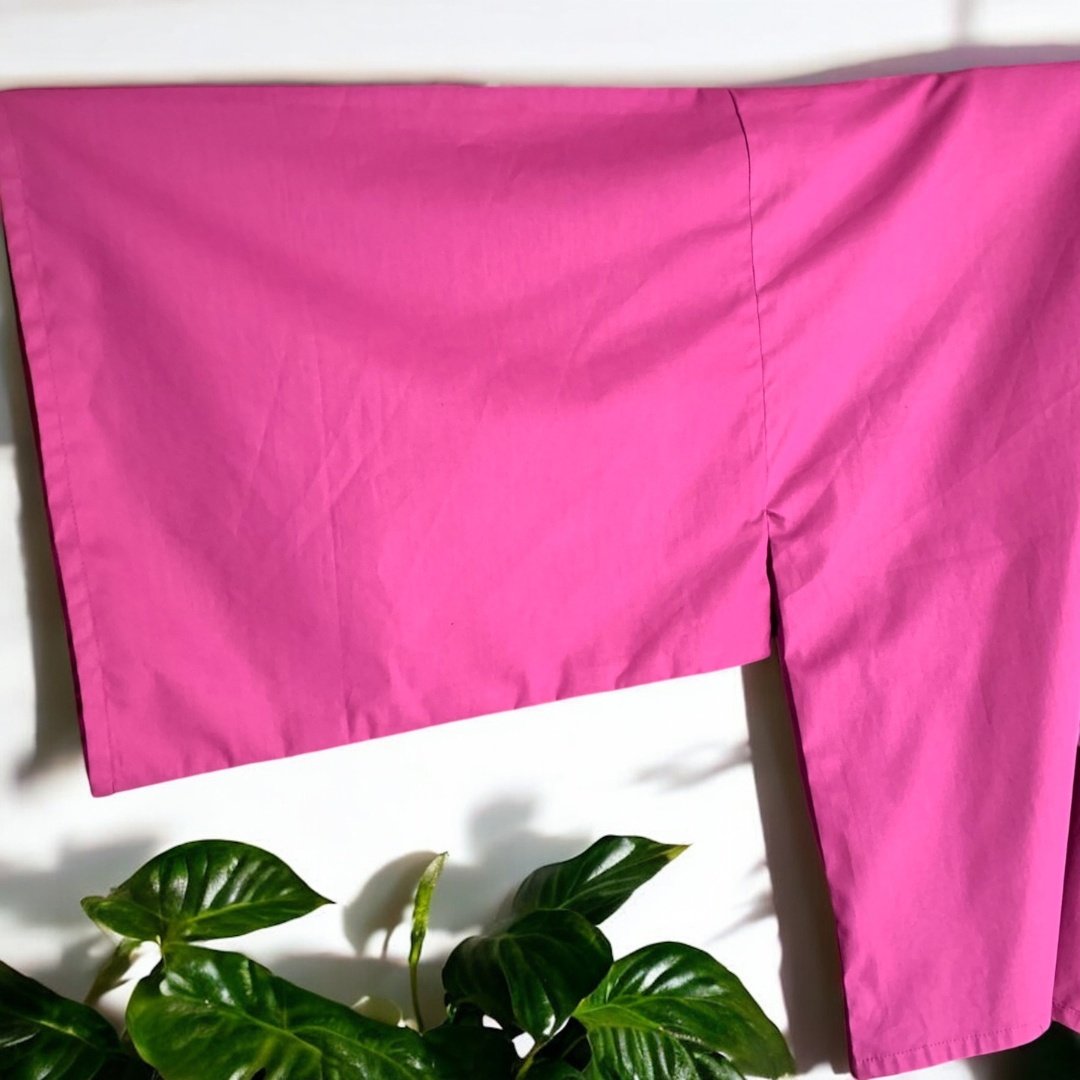 Haori corto fucsia con mangas yukata