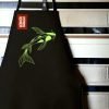 AVENTAL JAPONÊS PEIXE KOI VERDE