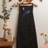 TABLIER JAPONAIS POISSON KOI BLEU