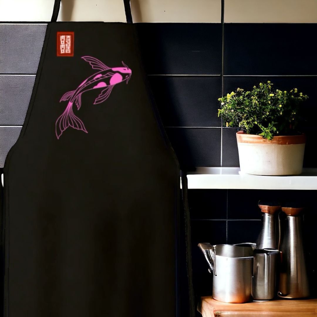 GREMBIULE GIAPPONESE KOI FISH ROSA