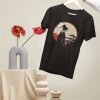T-SHIRT JAPONESA GUEIXA COM QUIMONO PRETO