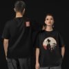 T-SHIRT JAPONESA GUEIXA COM QUIMONO PRETO