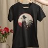T-SHIRT JAPONESA GUEIXA COM QUIMONO PRETO