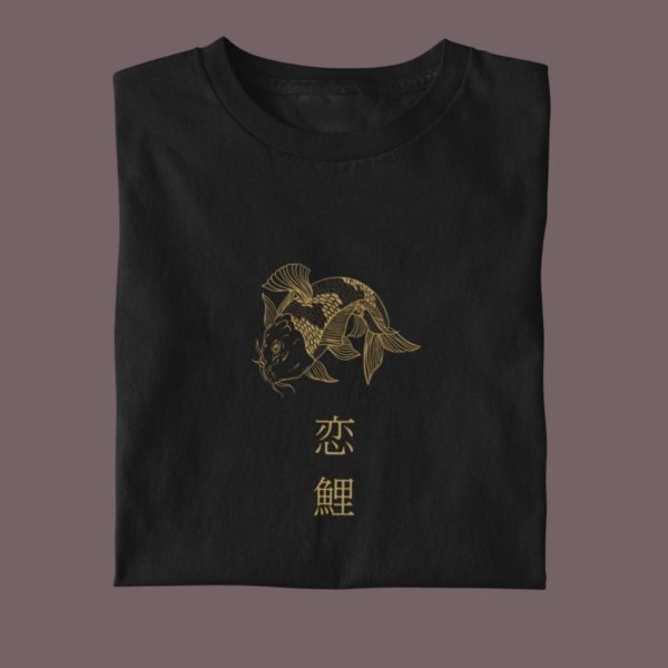 Japanese T-Shirt Golden Koi Fish