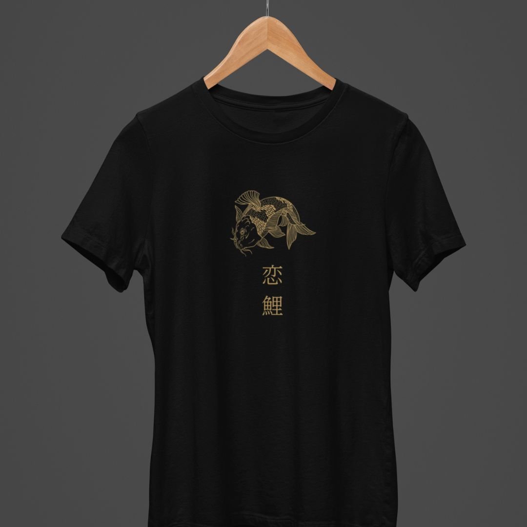 Japansk T-shirt Gyllene koifisk