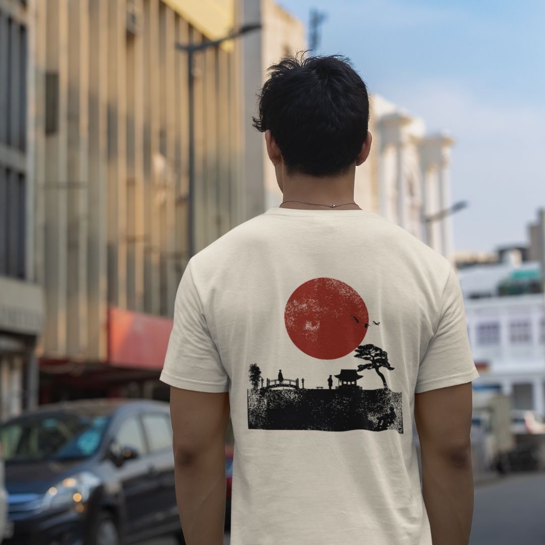 Japanese T-Shirt Nippon Red