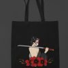 Japanese Tote Geisha with Katana