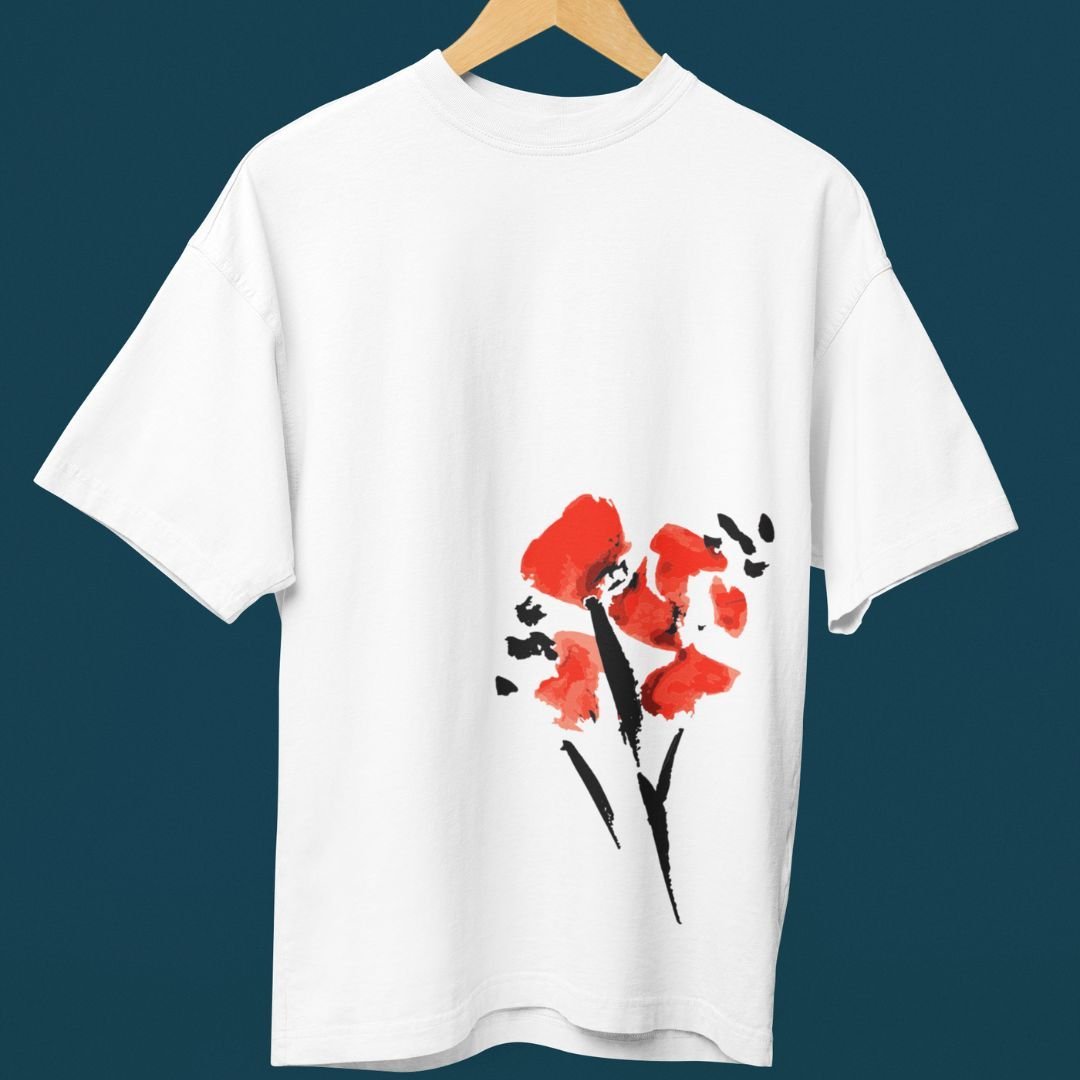 Japansk T-shirt Akahana 赤花 Harmony Tee