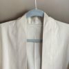 Kimono Haori in Beige Organic Cotton