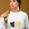 Koreansk sweatshirt Katter Välj oss
