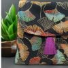 Bolsa Japonesa Ginkgo Roxa