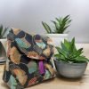 Bolsa Japonesa Ginkgo Roxa