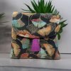 Bolsa Japonesa Ginkgo Roxa