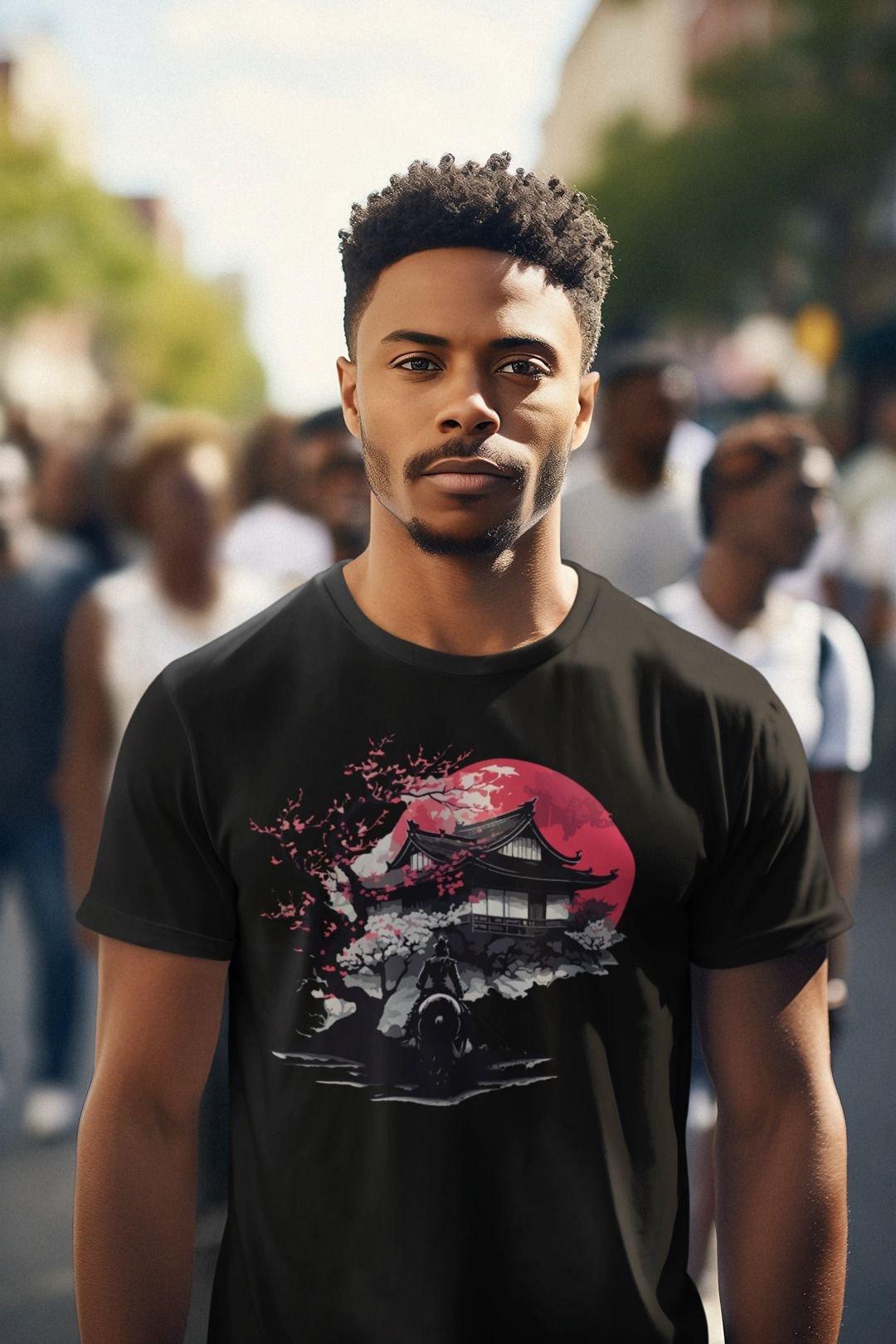 T-Shirt japonesa Samurai Spirit