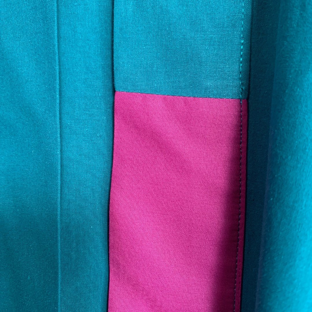 Sarcelle Haori court avec manches de Yukata