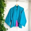 Sarcelle Haori court avec manches de Yukata