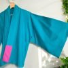 Sarcelle Haori court avec manches de Yukata