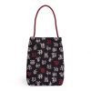 Китайски Hanzi 漢字 голяма пазарска чанта в Brocard Fabric