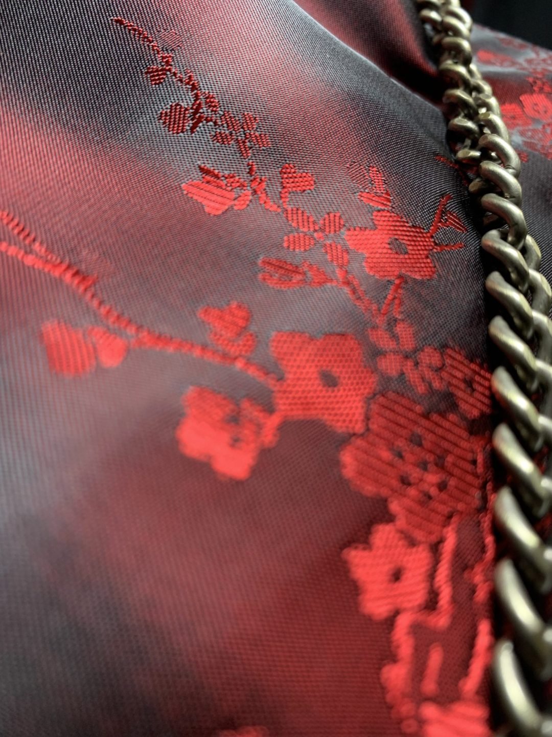 POCHETTE JACQUARD ROSSA