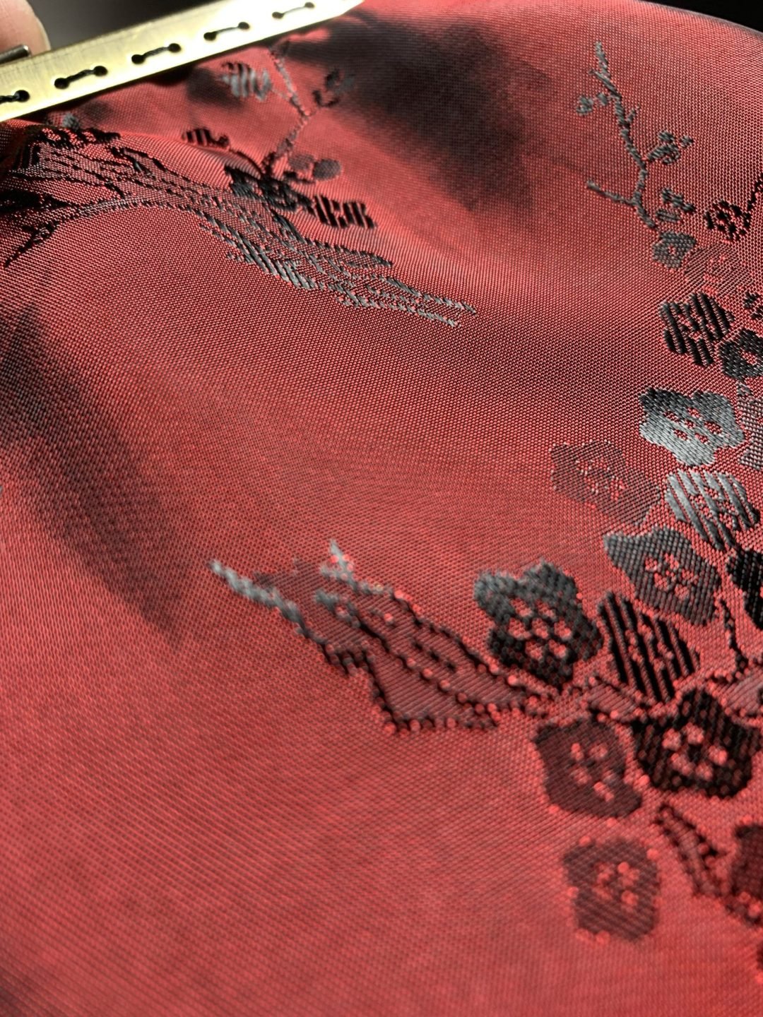 POCHETTE JACQUARD ROSSA