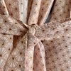 KIMONO PINK COTTON WITH FURISHODE SLEEVE