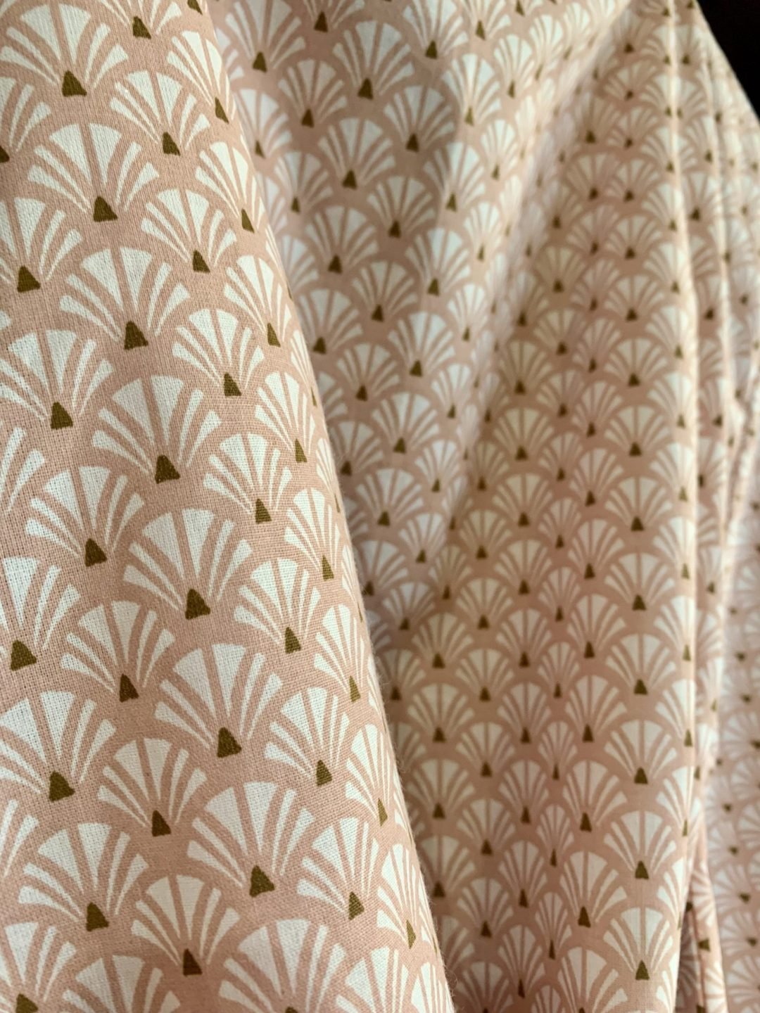KIMONO PINK COTTON WITH FURISHODE SLEEVE