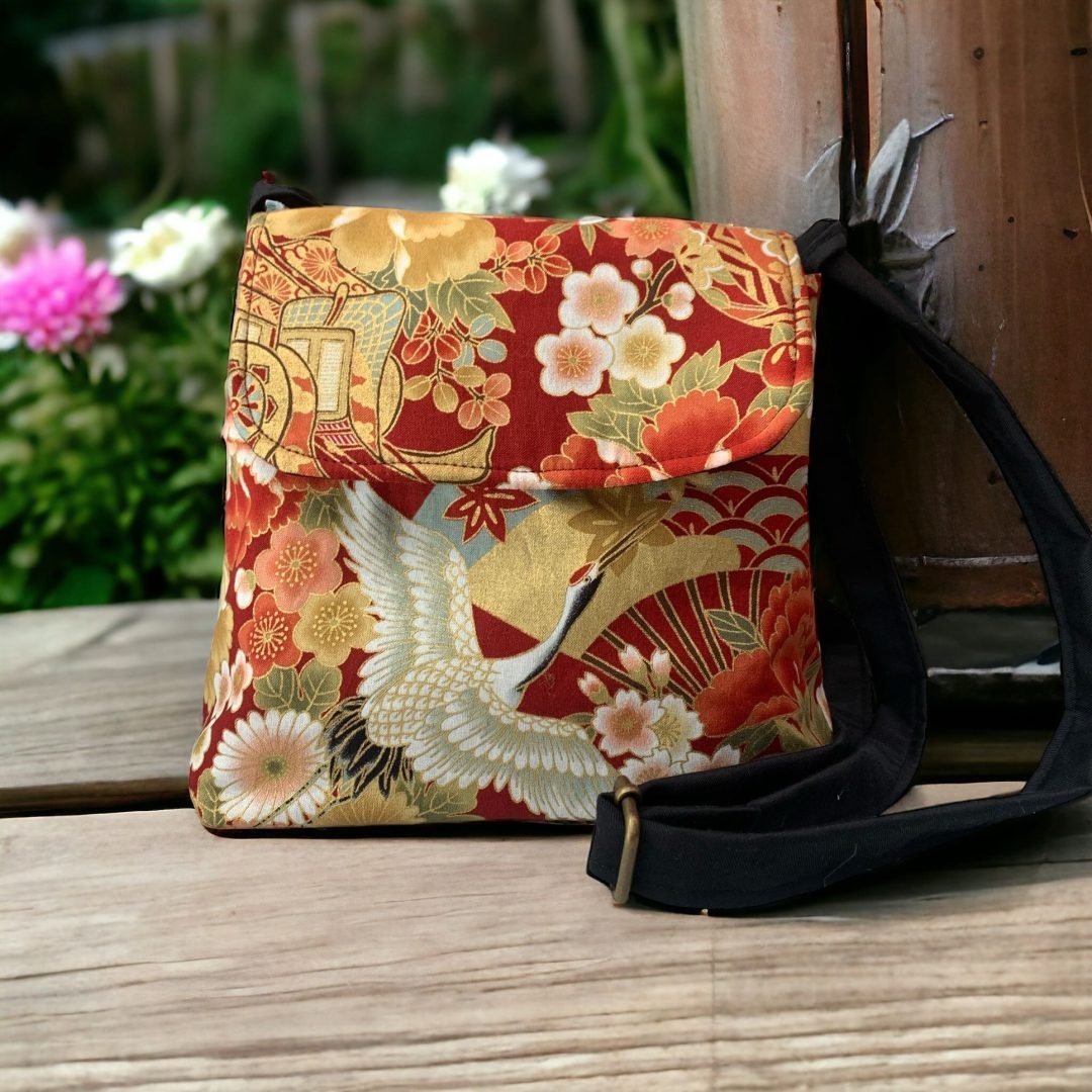 KRANICH ELEGANZ ÜBERSCHLAGTASCHE