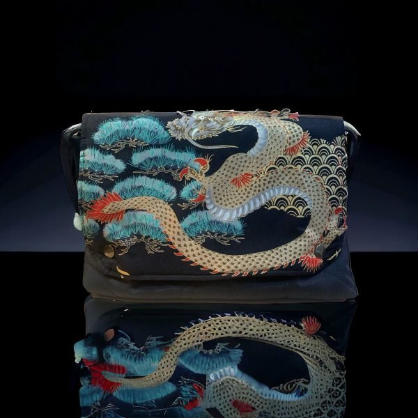 Borsa Kuro Ryu Kinpaku 黒龍金箔バッグ