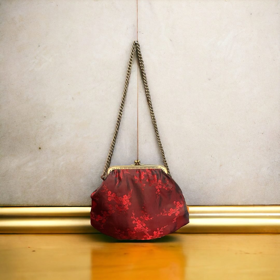 POCHETTE JACQUARD ROSSA