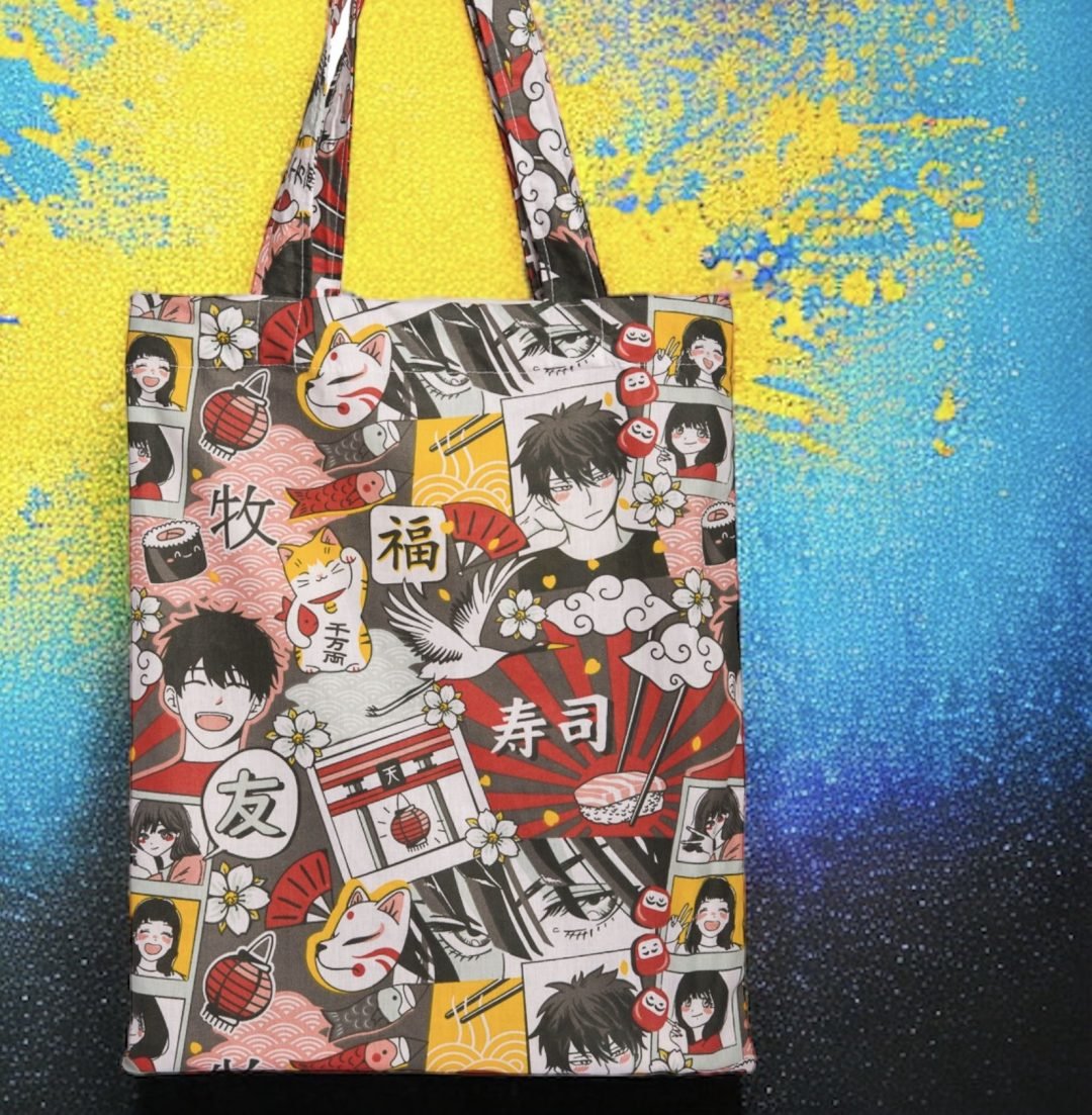 THE MOMO ANIME TOTE BAG