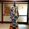 Kimono Yucata Blå Navy