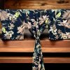 Kimono en lin et viscose avec manches Yukata