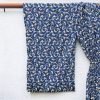 Kimono Furishode BLÅ 100% VISCOSE