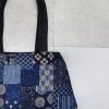 Japanese Tote Bag Mini Shibori ‘n Black Denim