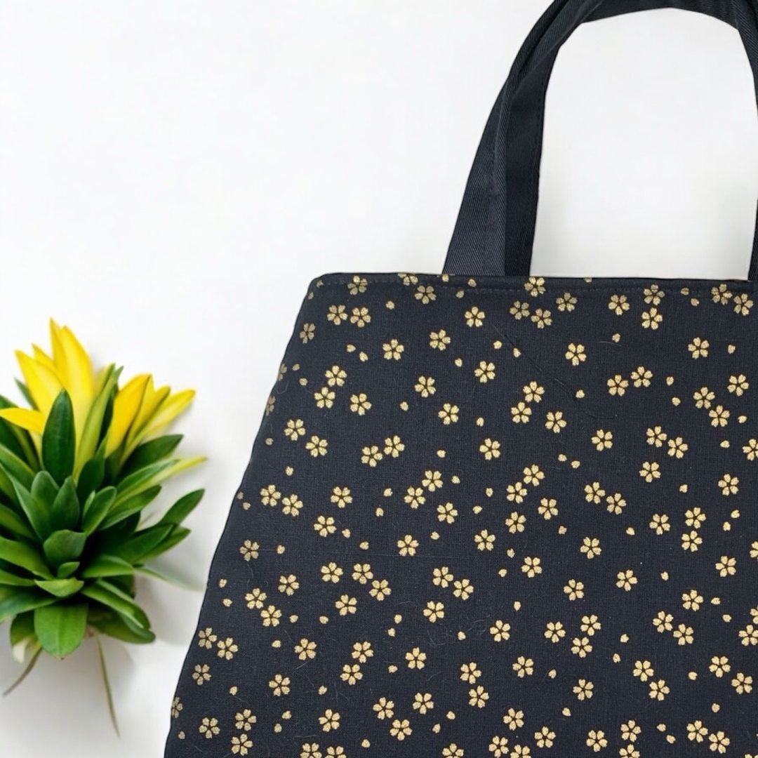 Japanese Tote Bag Golden Kiku