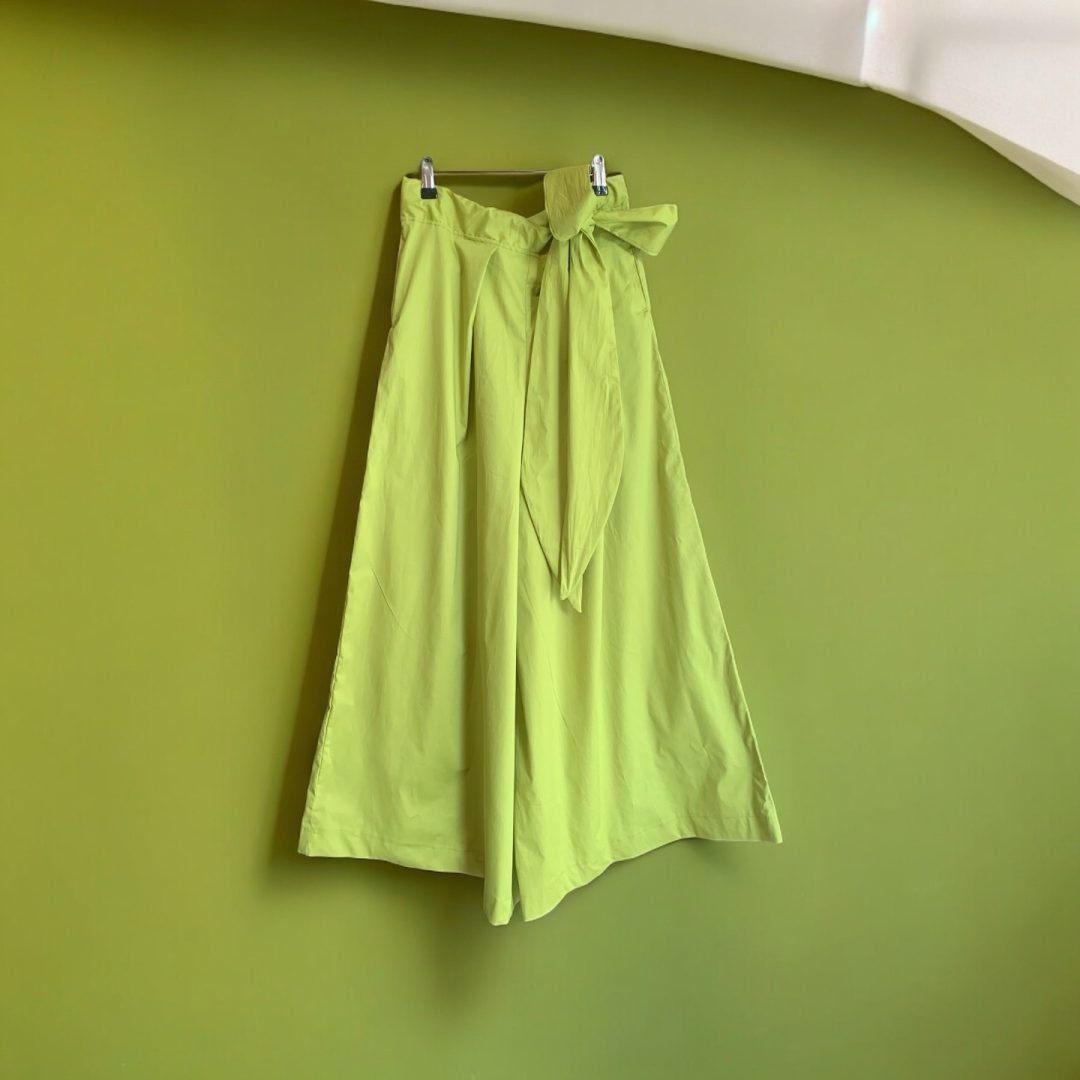 Japanese Pants Hakama in Lime Green