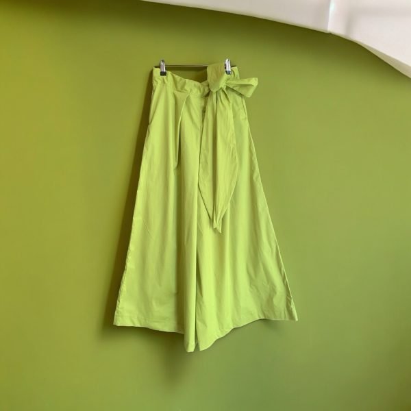 Japanese Pants Hakama in Lime Green
