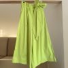 Japanese Pants Hakama in Lime Green
