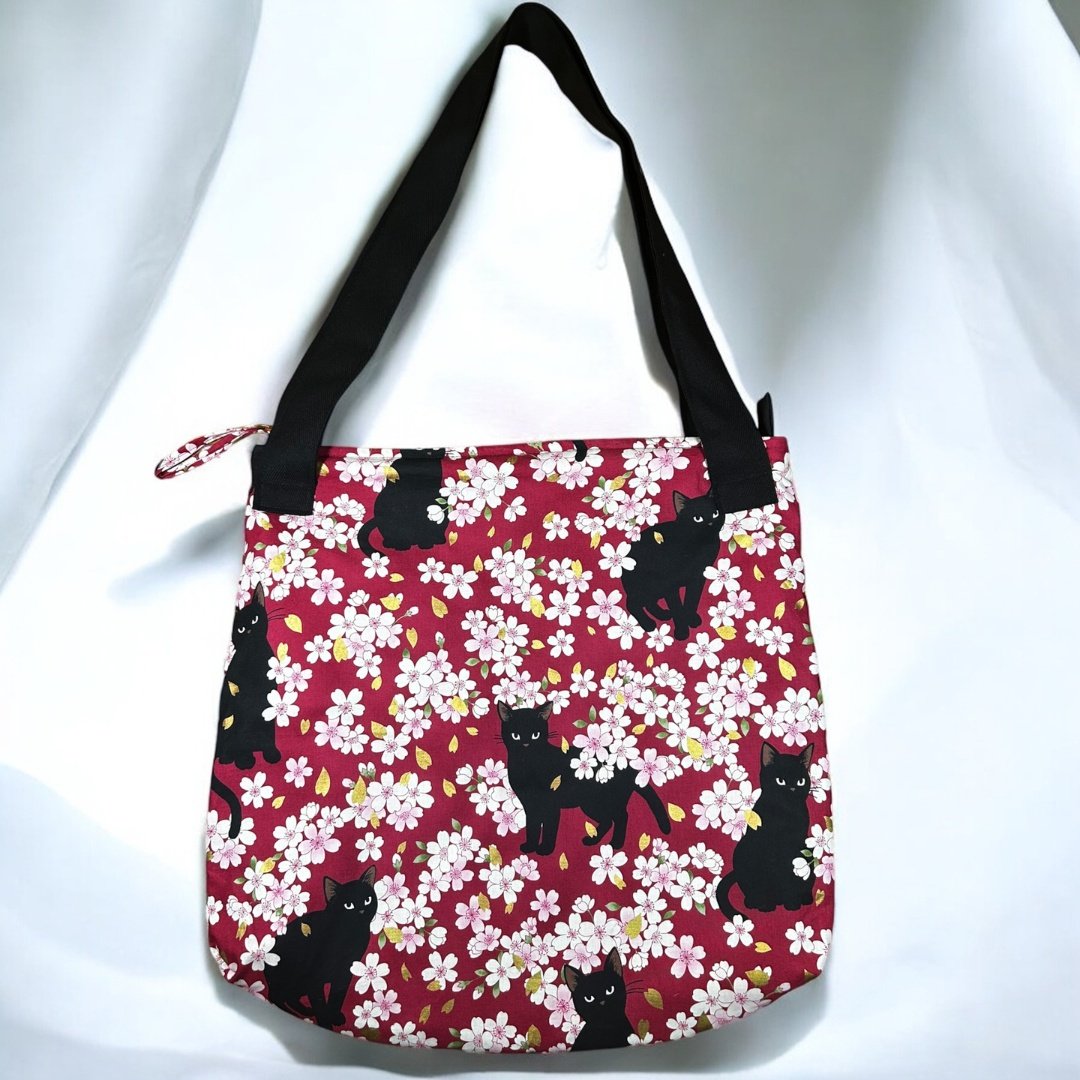 Sakura Neko Big Tote Bag Thimble