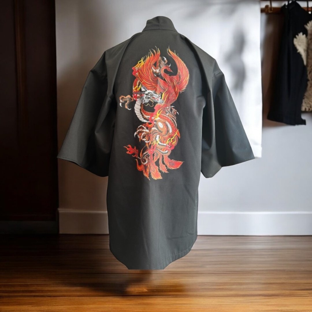Phoenix and Dragon Haori Thimble